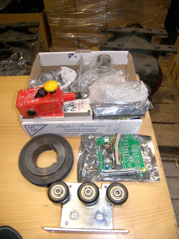 Qty airport equipment spares (packaged & unused) -...