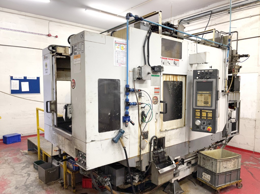 Enshu JE40 CNC twin pallet HMC, 400x400mm pallet,...