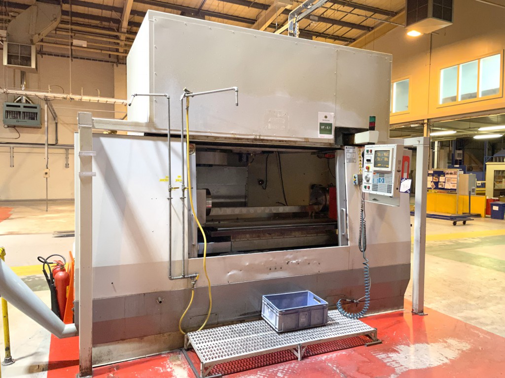 Haas VF6 CNC VMC, 4th axis, Haas control, 1600x720...
