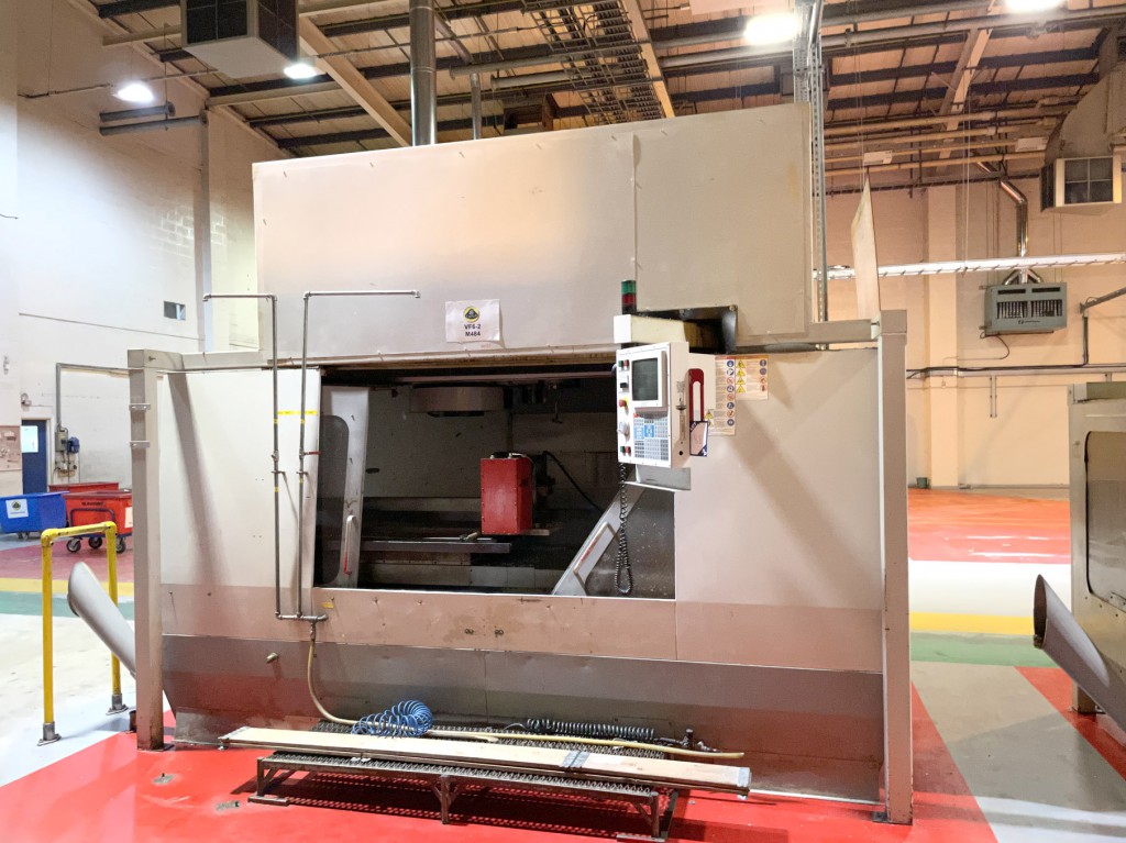 Haas VF6 CNC VMC, 4th axis, Haas control, 1600x720...