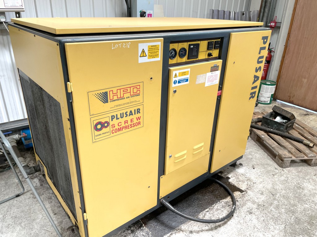 HPC Plusair CS75 screw compressor, 7.5bar, 45kW, 3...