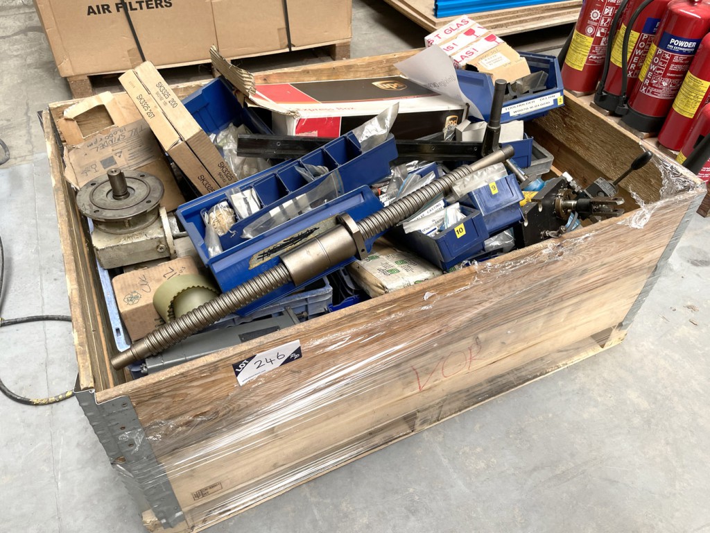 Qty various CNC mechanical & electrical spares as...