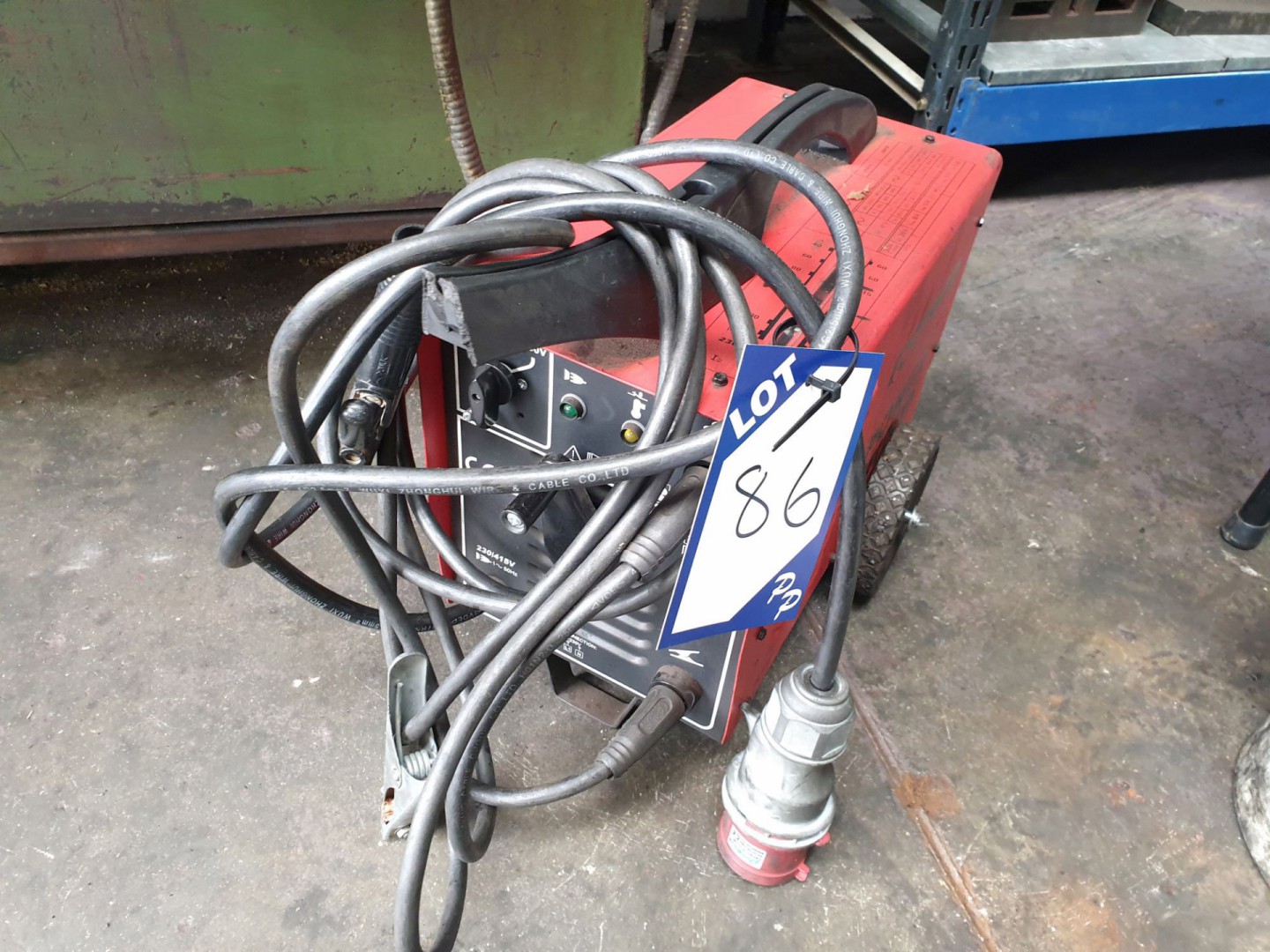 Sealey 220XTD arc welder, 250A with torch