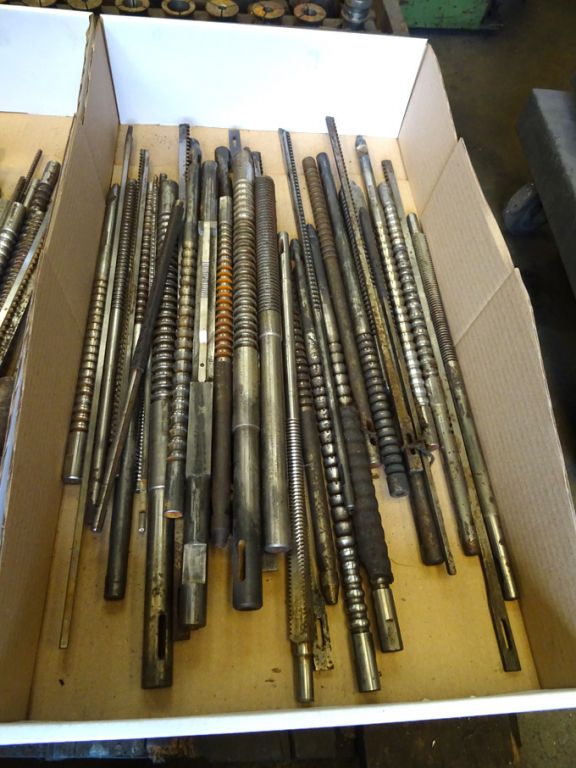 Qty various size broach tools