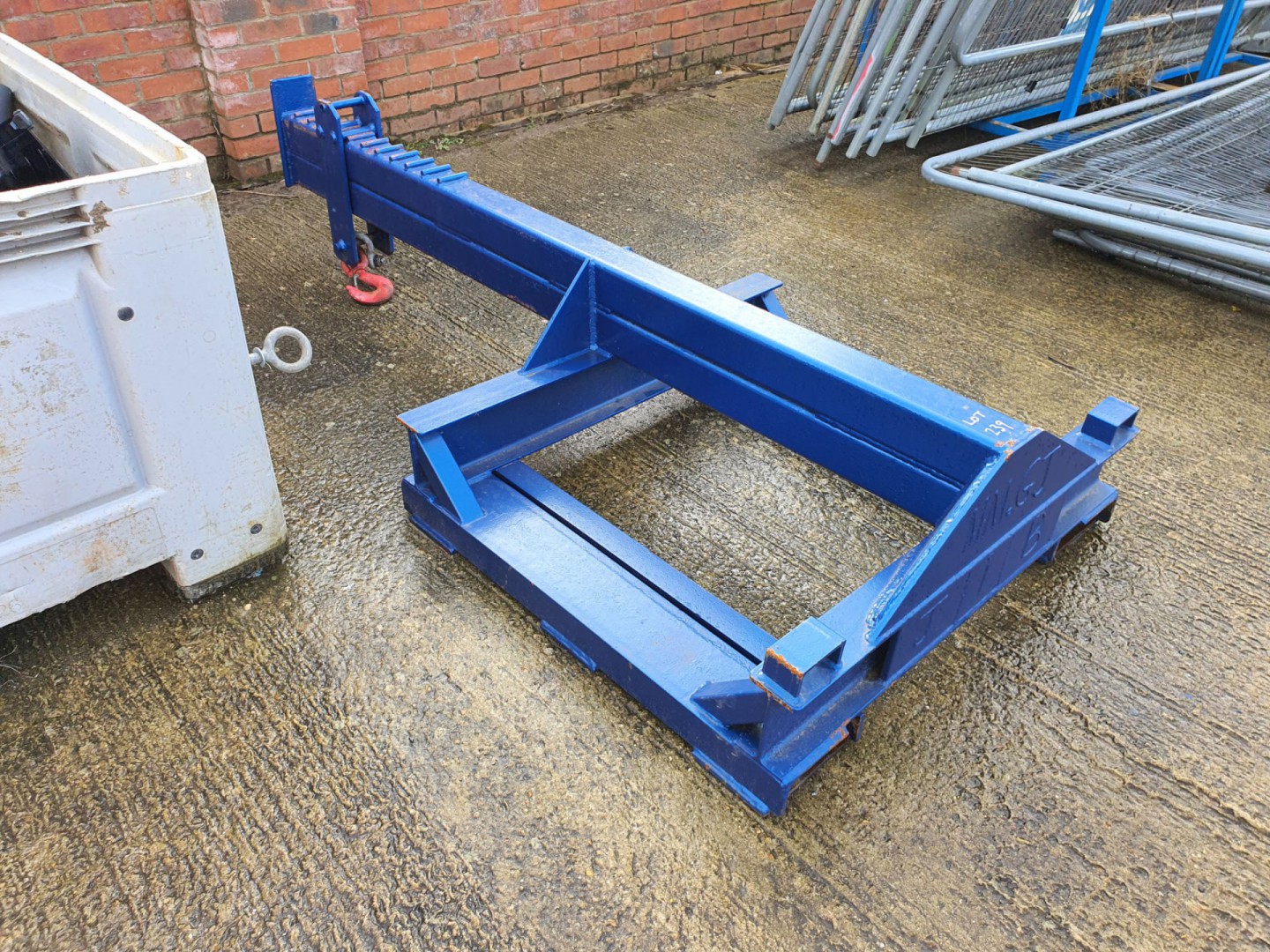 Forkable jib attachment, fork hole size 180x60mm