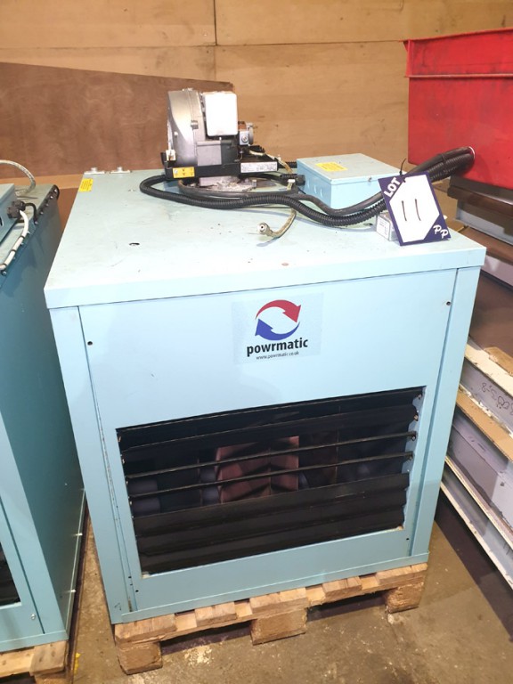 Powrmatic OUH30/F/1 30kW oil factory heater (2017)...