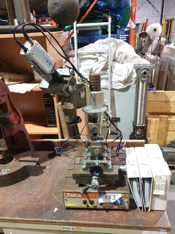 Zwick 3212 hardness tester with Sony video camera,...