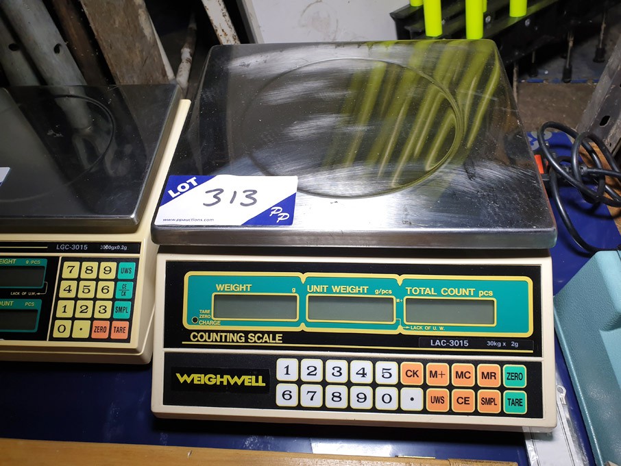 Weighwell LAC-3015 counting scales, 30kg x 2g, 240...