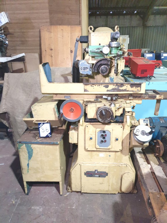 Jones & Shipman 540 surface grinder, 18x6" cap...