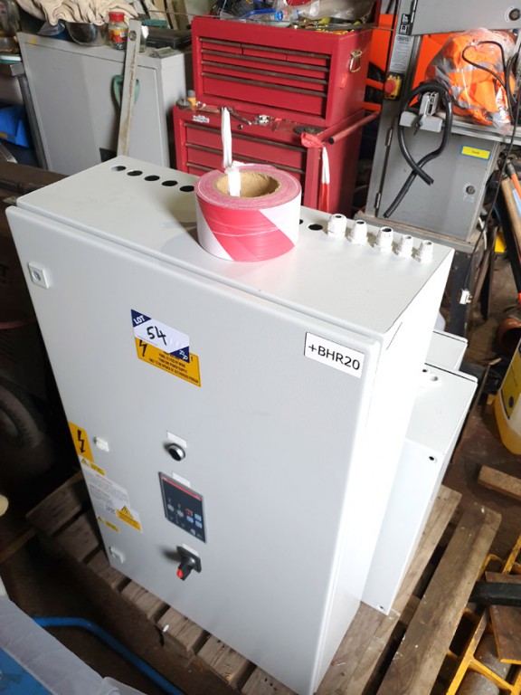 3x various size electrical cabinets with ABB OMD c...