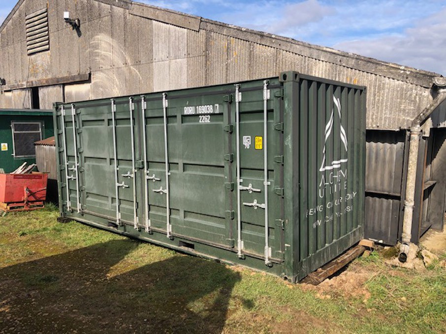 20ft open side / full side access shipping contain...