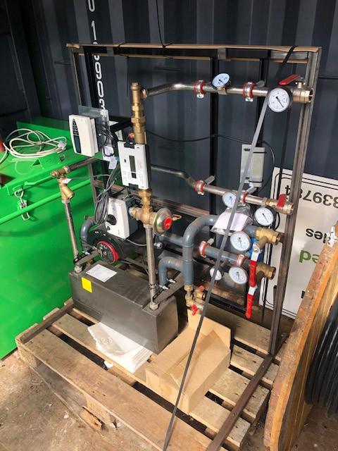Gemina Termix T-100M heat exchanger rig with pumps...