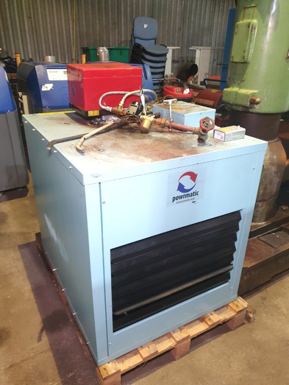 Powrmatic OUH30/F/1 30kW oil factory heater (2017)...