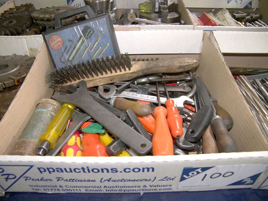 Qty various spanners, files, tools etc - Equipment...