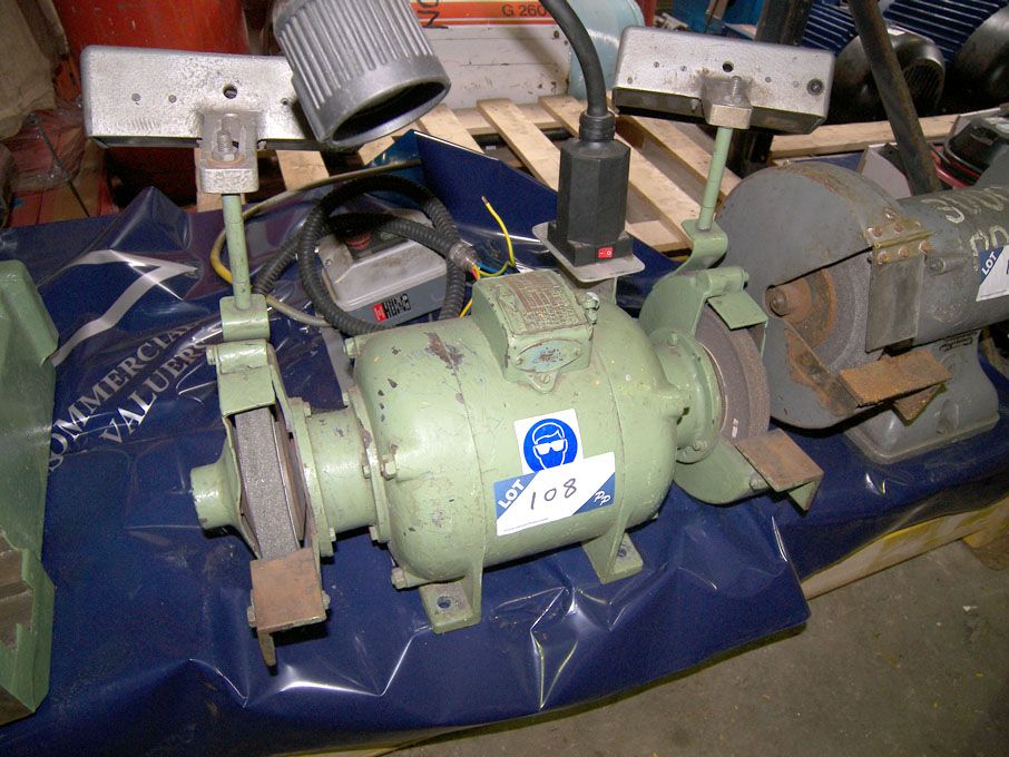 200mm double ended grinder - Equipment located at:...