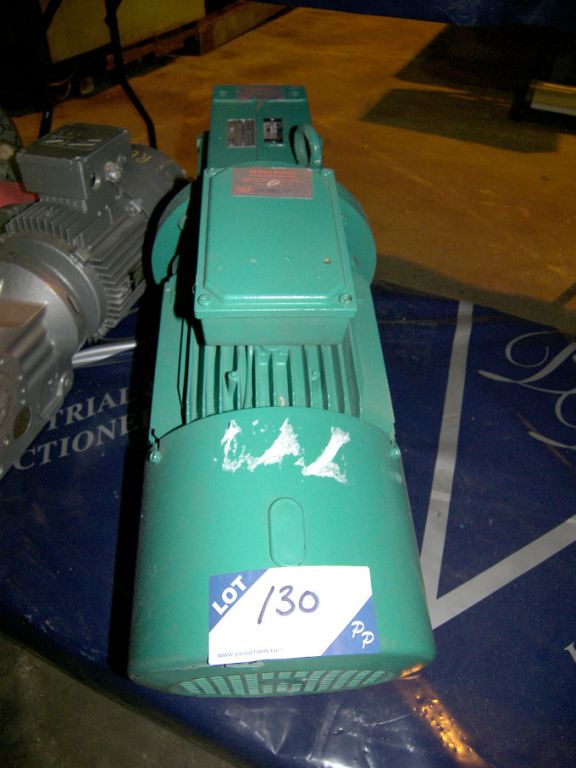 Leroy Sommer 3 phase motor / gearbox, 4kW @ 1400rp...