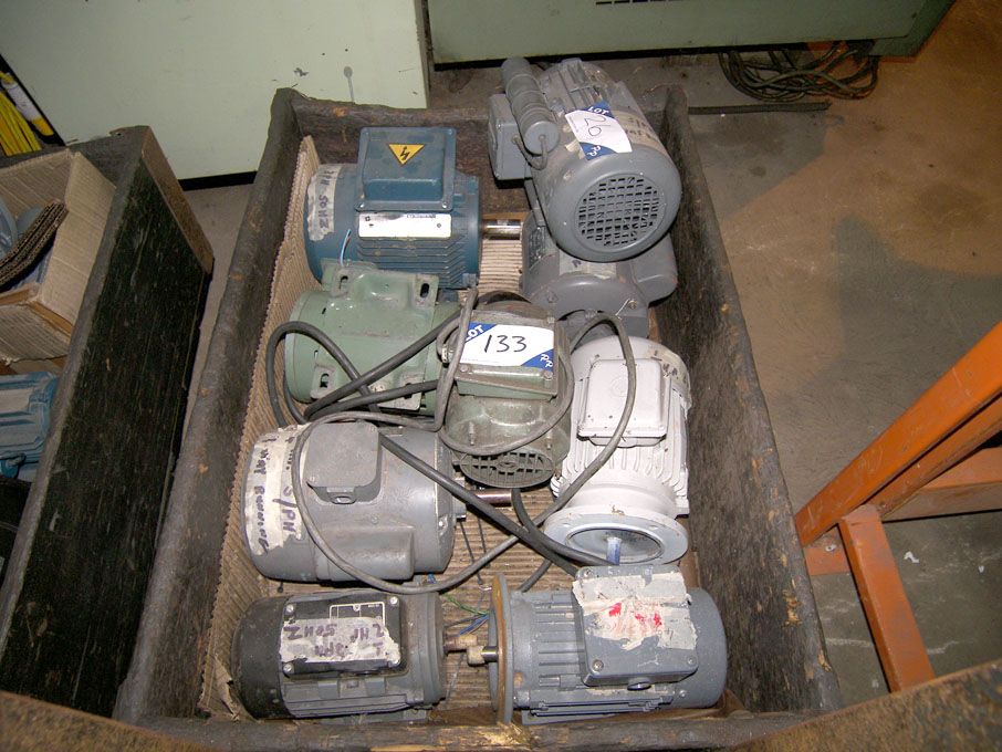 9x Alpack, AER etc motors to 2.2kW, 2x 0.55kW indu...