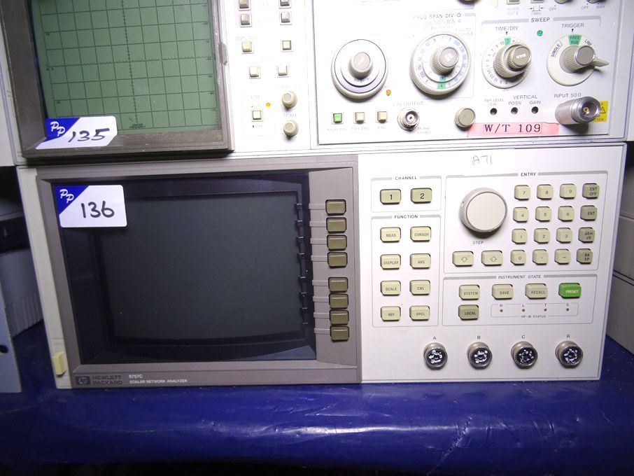 HP 8757C Scalar network analyser - lot located at:...