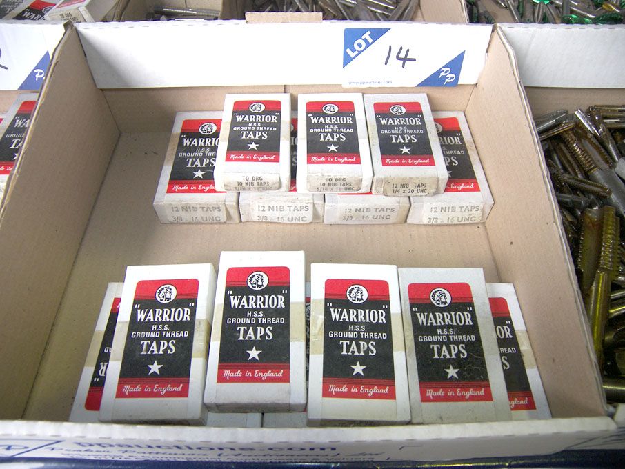 Qty HSS UNC taps (unused) - Equipment located at:...