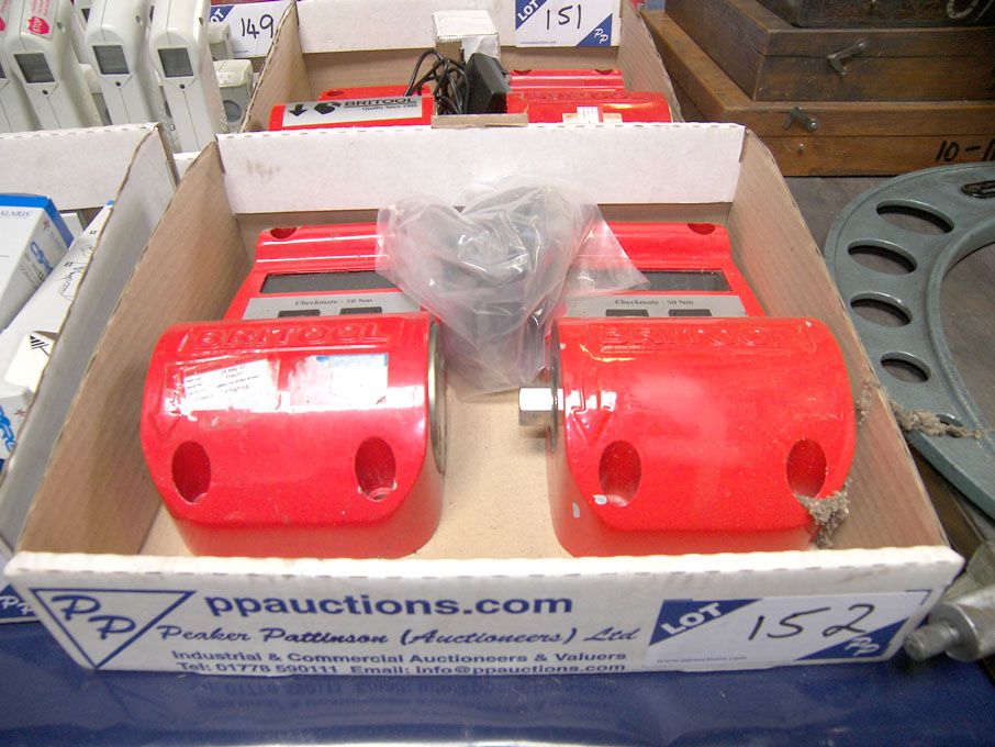 2x Britool Checkmate CM40 50Nm digital torque gaug...
