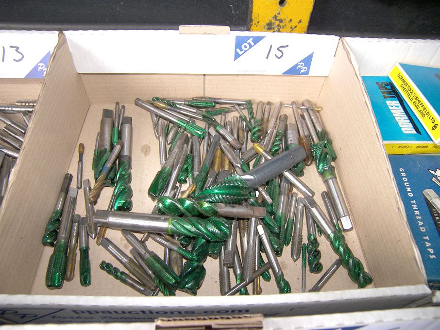 Qty HSS taps (unused) - Equipment located at: PP S...