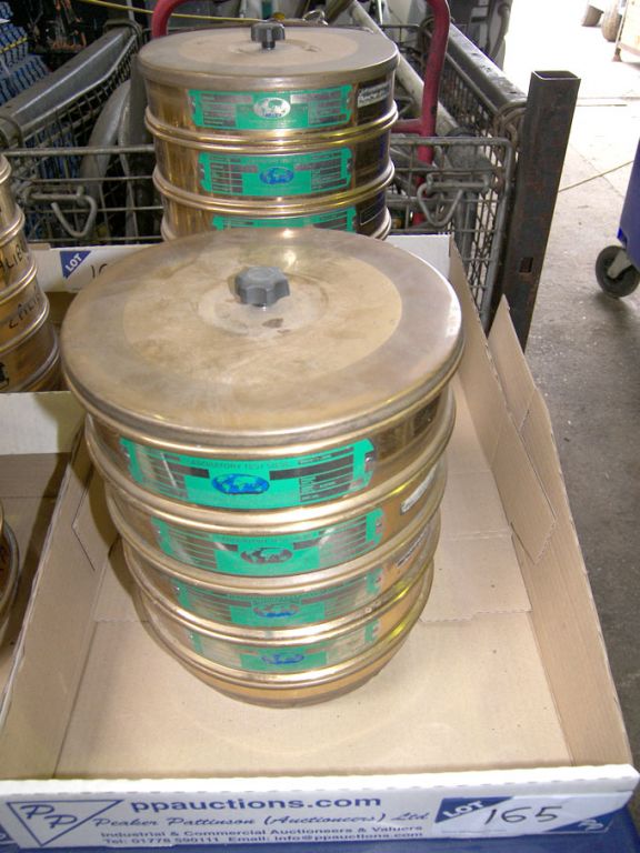 Qty laboratory test sieves - Equipment located at...