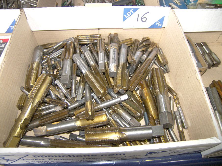 Qty HSS taps (unused) - Equipment located at: PP S...