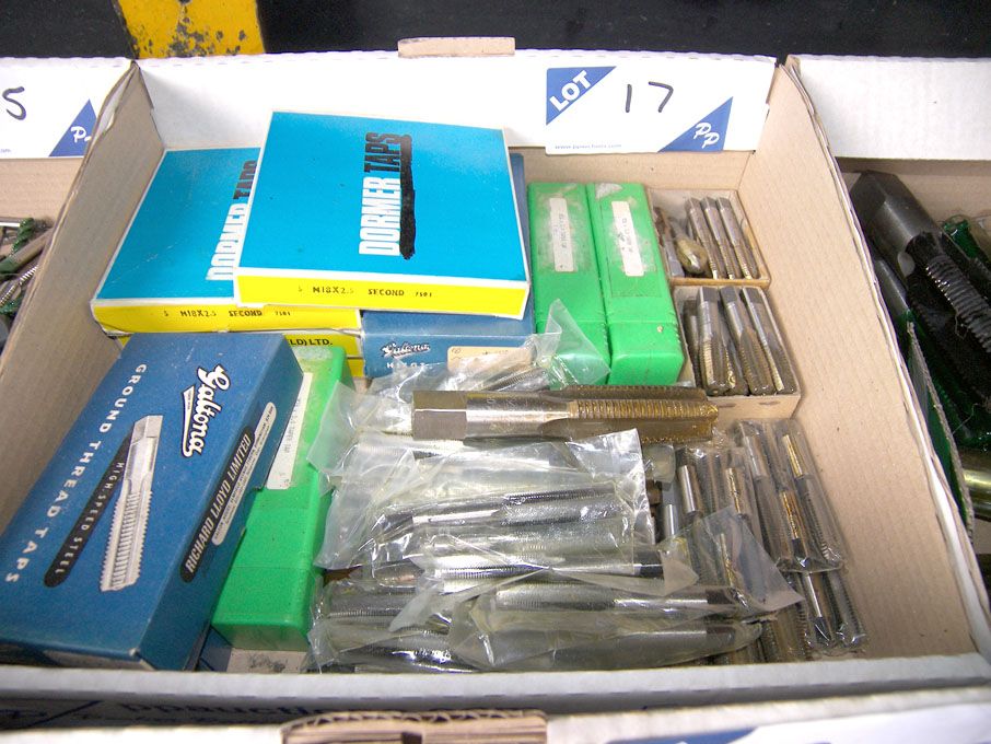 Qty HSS metric taps (unused) - Equipment located a...
