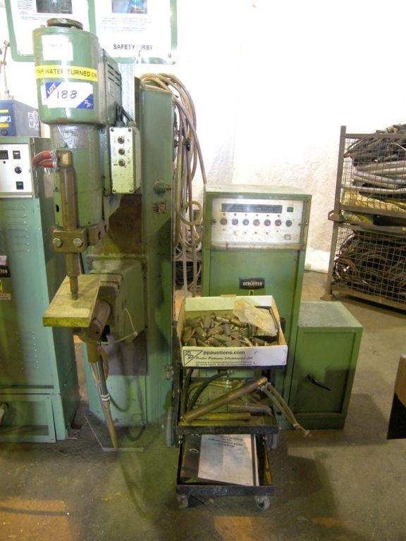 Schlatter PS130J spot welder, 130kva, 650mm throat...