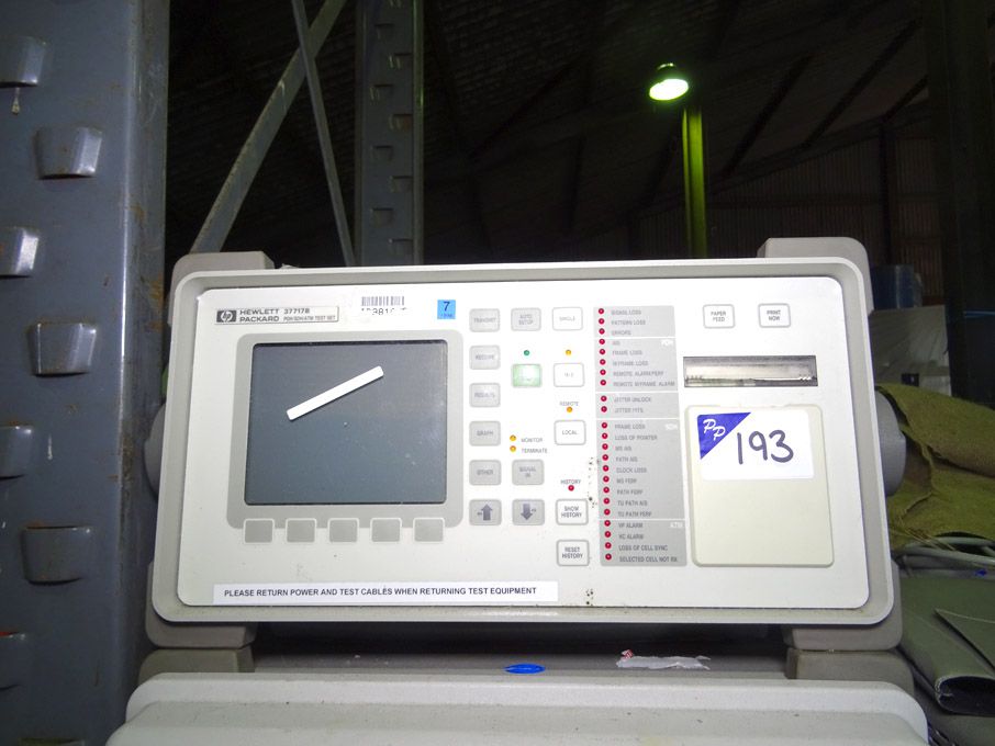 HP 37717B PDH / SDH / ATM test set - lot located a...