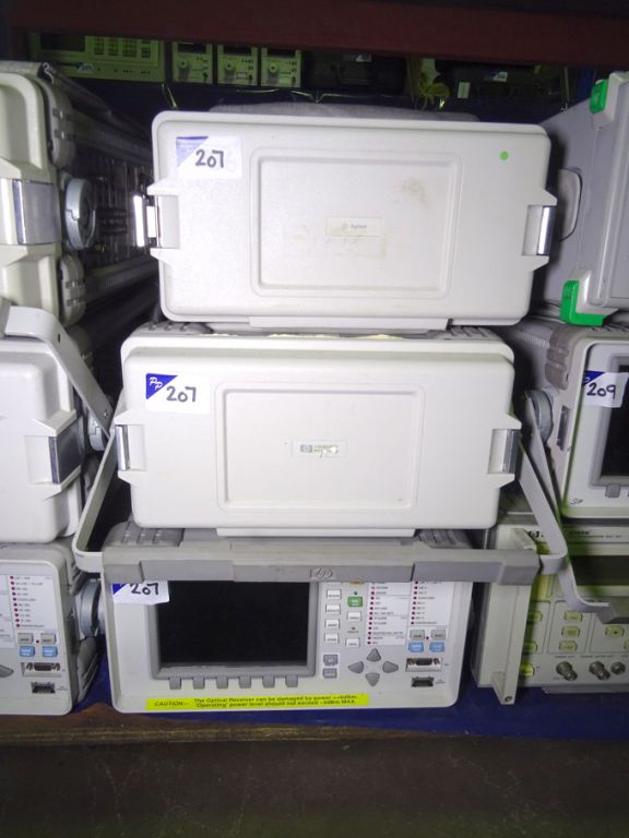 2x HP 717 OmniBer communications performance analy...