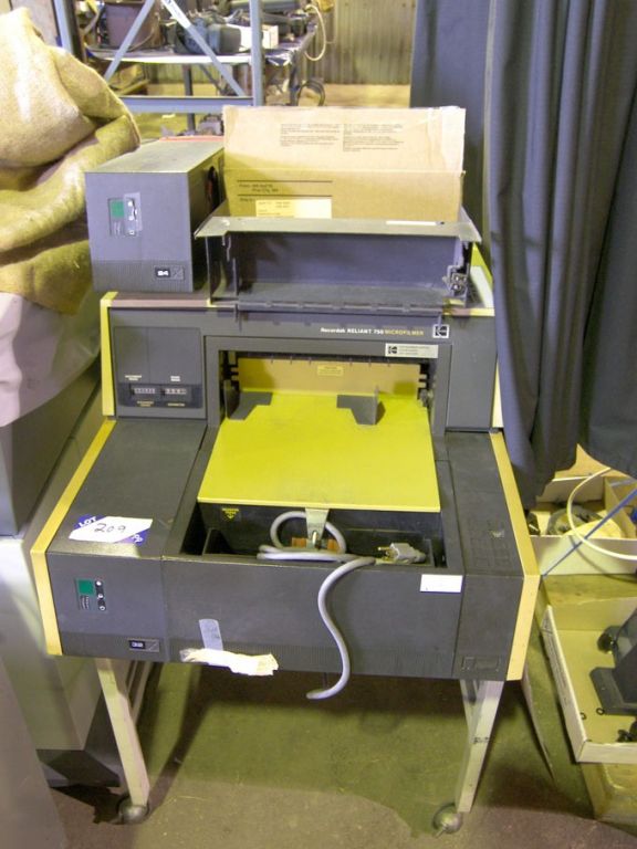 Kodak Recordak Reliant 750 microfilmer - Equipment...
