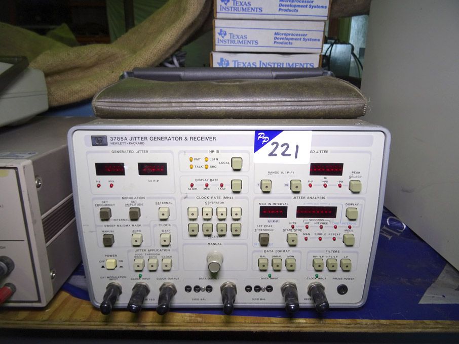 HP 3785A Jitter generator & receiver - lot located...