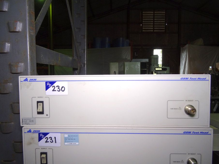IFR 2935 GSM test head - lot located at: PP Salero...