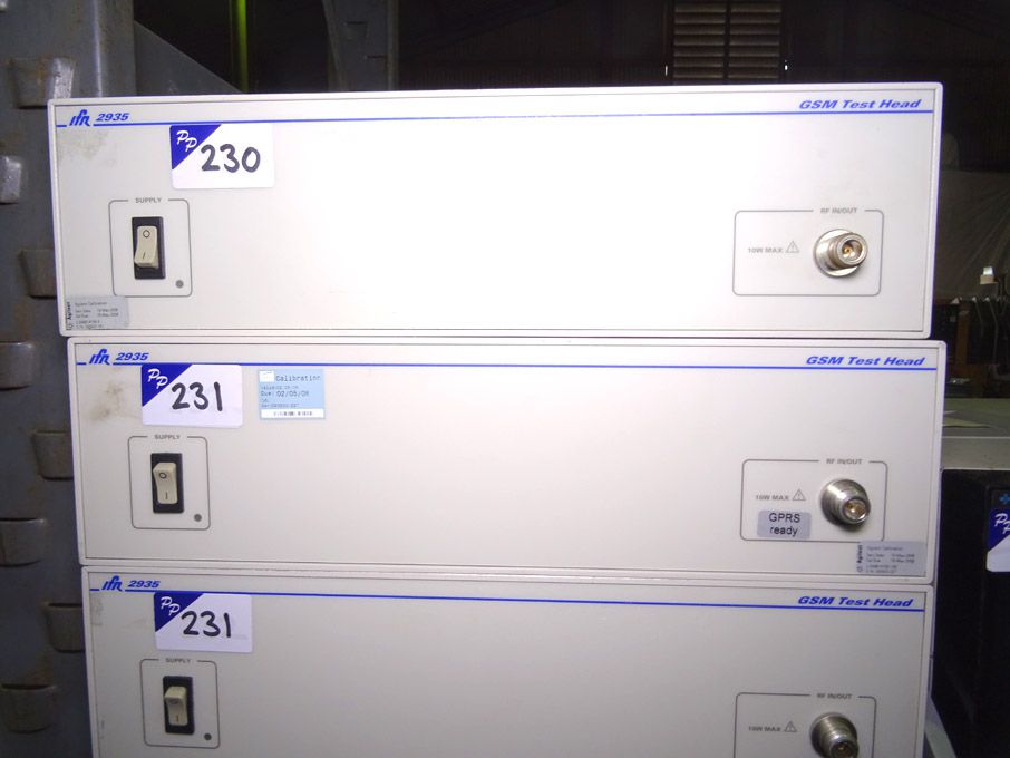 2x IFG 2935 GSM test heads - lot located at: PP Sa...