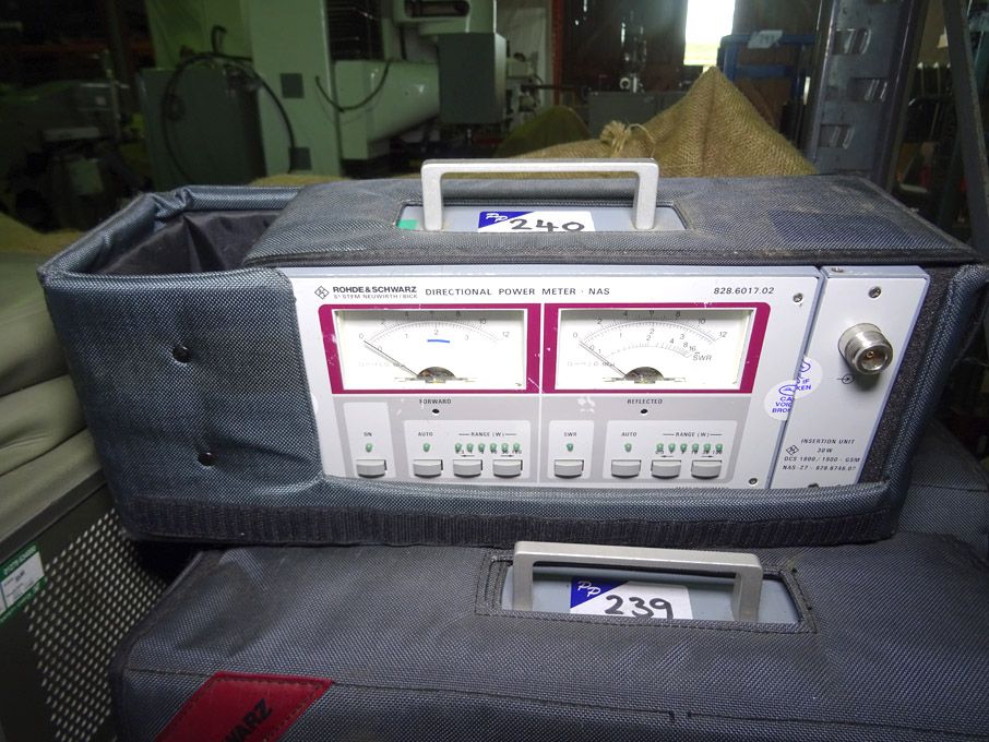 Rohde & Schwarz 828.6017.02 directional power mete...