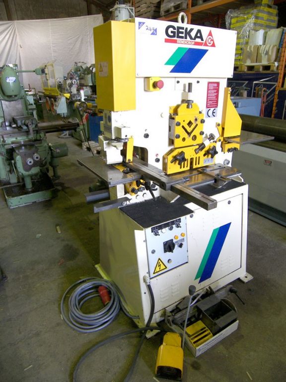 Geka Bendicrop 80x80x8 metal worker with foot peda...