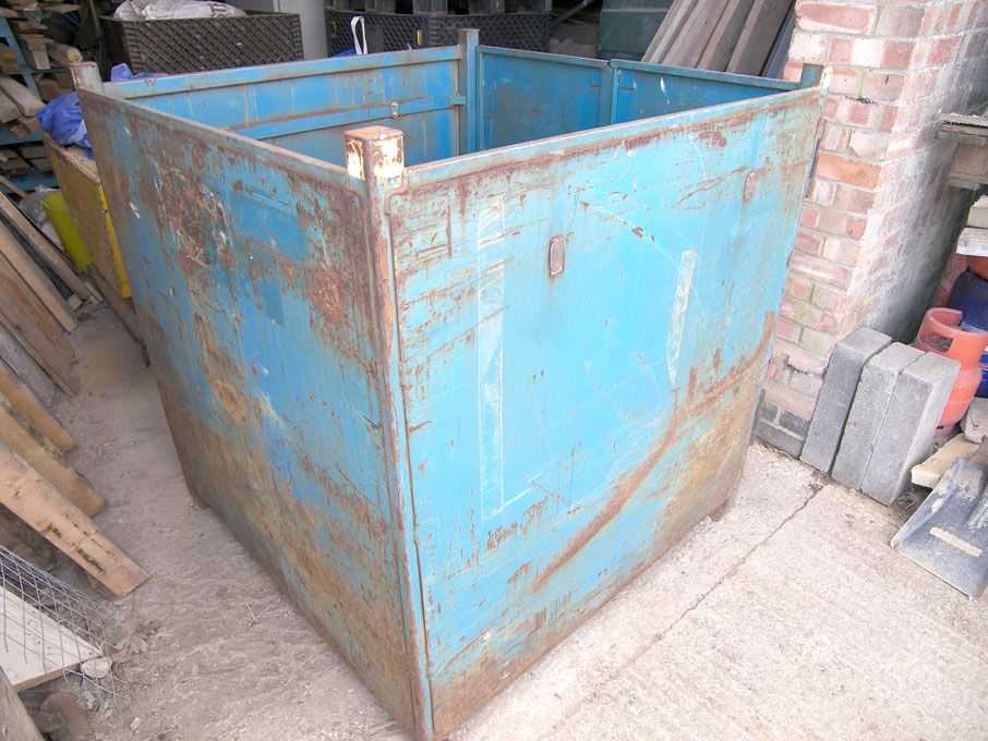 10x 4 sided metal stackable stillages, 1200x1200x1...