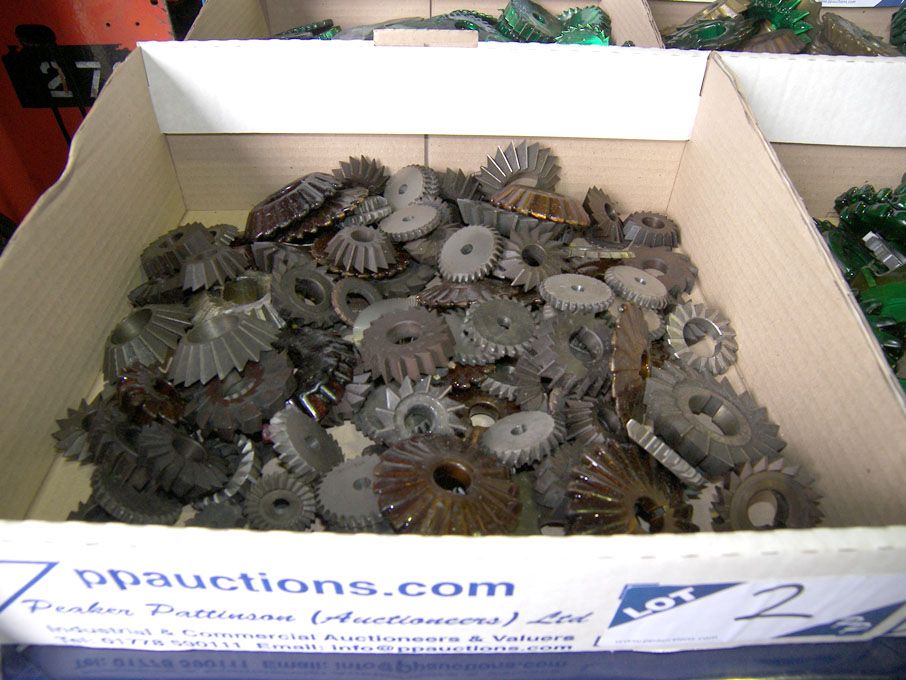 Qty HSS angle cutters to 70mm approx - Equipment l...