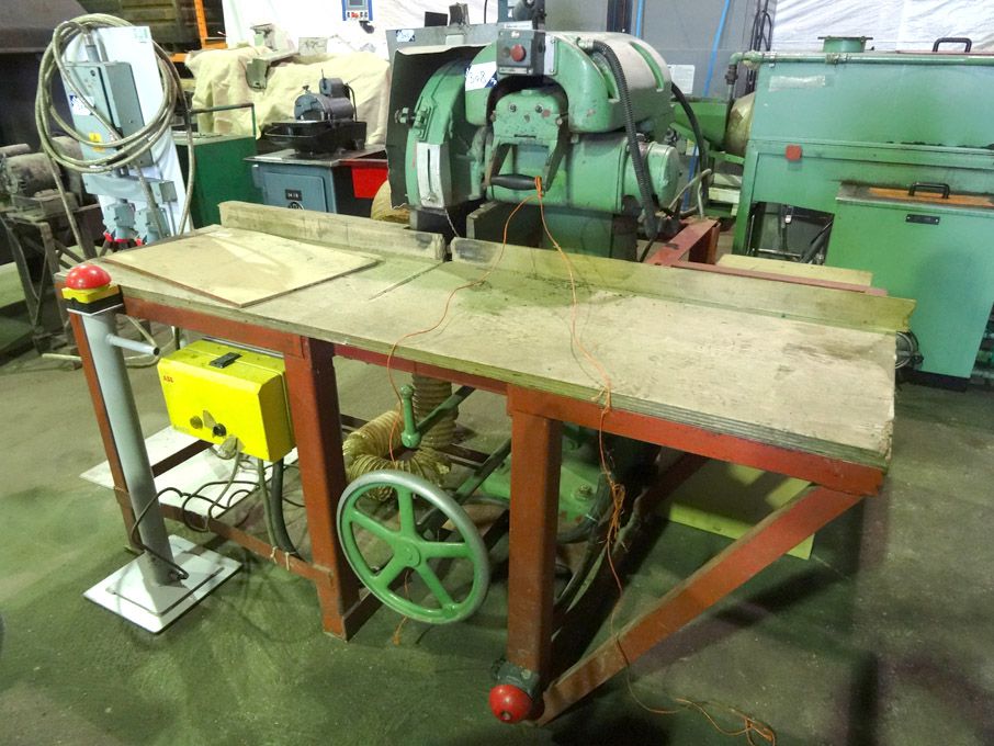 Wadkin CD1623 cross cut table saw, 16" dia blade,...