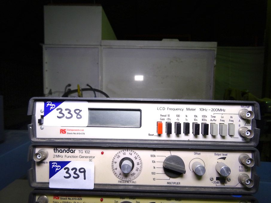 RS Components LCD frequency meter, 10Hz - 200MHz -...