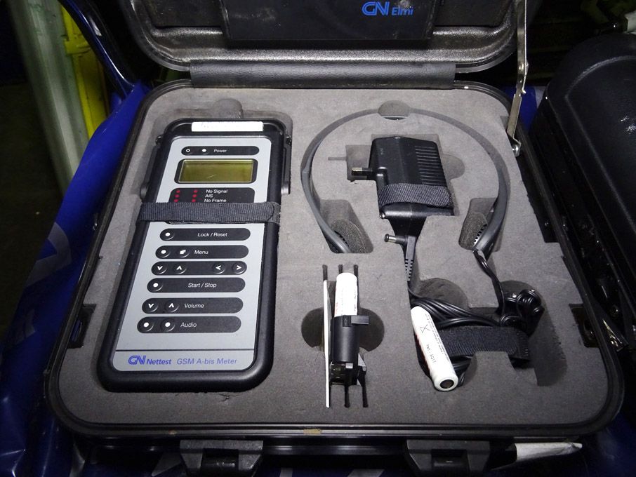 2x GN Nettest ELMI EGM35 GSM A-Bis meters in carry...