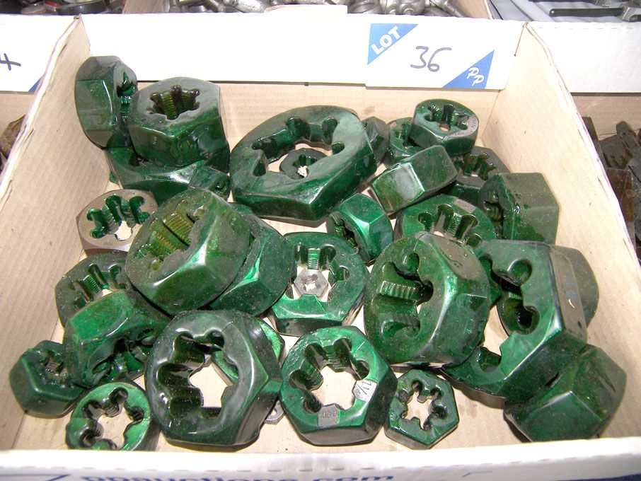 Qty die nuts to 2" approx - Equipment located at:...