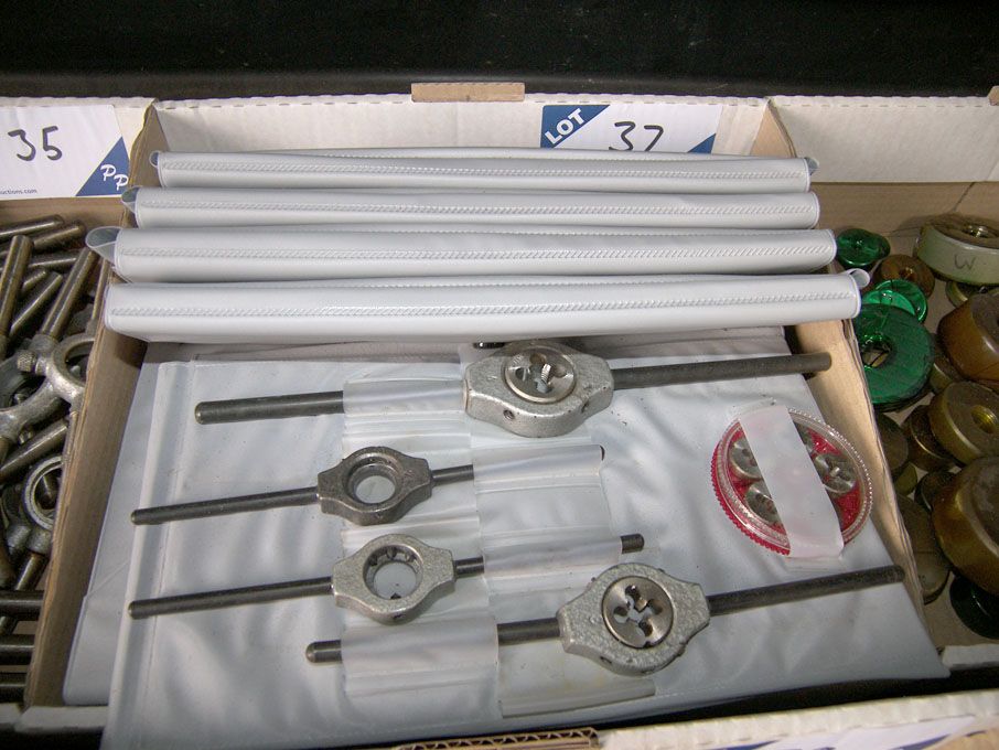 Qty die sets, 3-10mm (unused) - Equipment located...