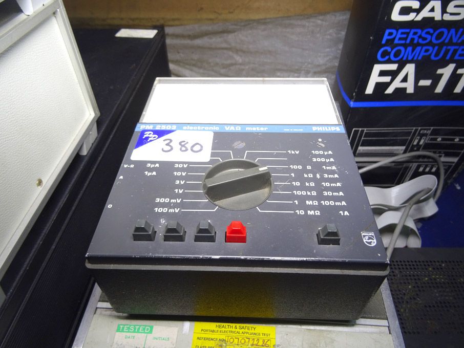 Philips PM 2503 electronic VA meter - lot located...