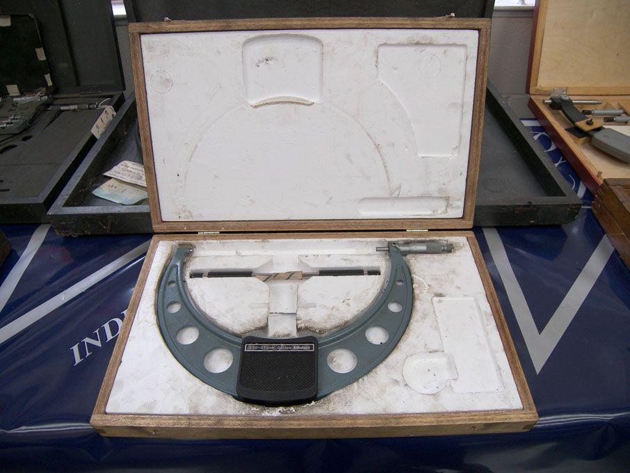 Mitutoyo 250-275mm micrometer in wooden case - Equ...