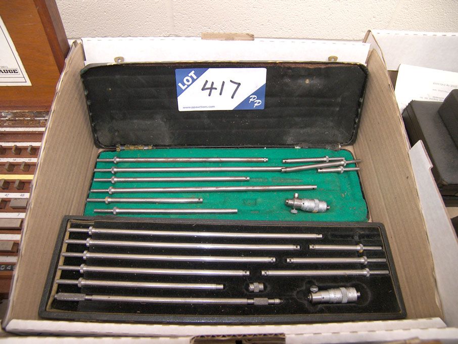 2x Moore & Wright inside micrometer set, 2-12" - E...