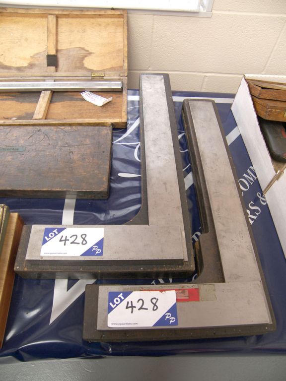 2x similar 500mm precision squares - Equipment lo...