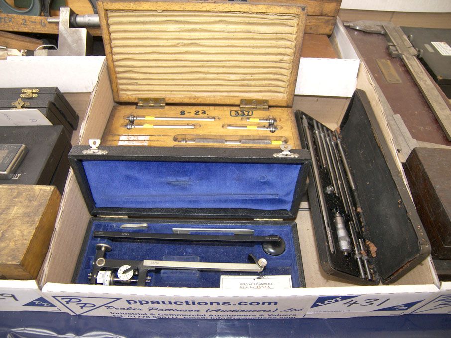 Qty Tesa, Moore & Wright etc depth micrometers, in...