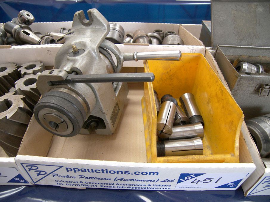 Phase II indexing head & 5C collets - Equipment lo...